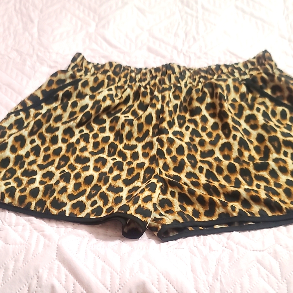 Leopard Print Shorts